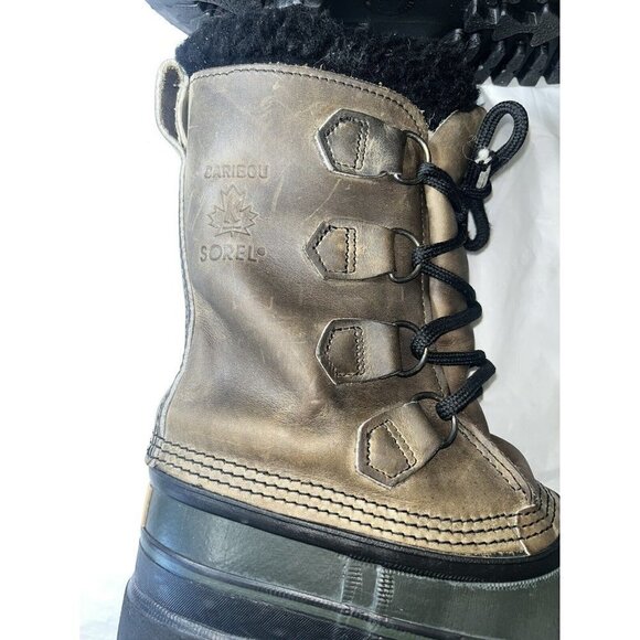 Sorel Caribou Winter Waterproof Boots Women’s 6 Made In Canada - Picture 6 of 12